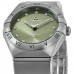 Replica Omega Constellation Quartz 28 MM Green Diamond Dial Steel Women‘s Watch 131.10.28.60.60.001