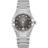 Replica Omega Constellation Manhattan Chronometer 29mm Grey Dial Diamond Women‘s Watch 131.10.29.20.56.001