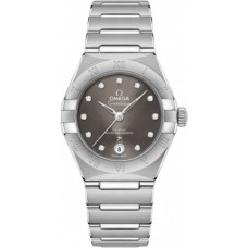 Replica Omega Constellation Manhattan Chronometer 29mm Grey Dial Diamond Women‘s Watch 131.10.29.20.56.001