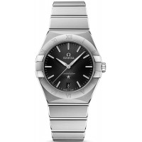 Replica Omega Constellation Quartz 36mm Black Dial Women‘s Watch 131.10.36.60.01.001