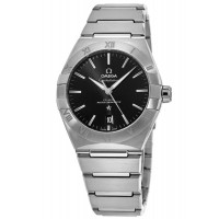 Replica Omega Constellation Co-Axial Master Chronometer Black Dial Men‘s Watch 131.10.39.20.01.001