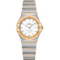 Replica Omega Constellation Manhattan Quartz 25mm Mother of Pearl Dial Yellow Gold and Women‘s Watch 131.20.25.60.05.002