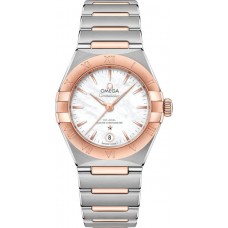 Replica Omega Constellation Manhattan Chronometer 29mm Mother of Pearl Dial Rose Gold and Women‘s Watch 131.20.29.20.05.001