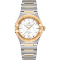 Replica Omega Constellation Manhattan Chronometer 29mm Mother of Pearl Dial Yellow Gold and Women‘s Watch 131.20.29.20.05.002