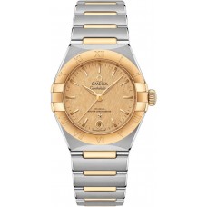 Replica Omega Constellation Manhattan Chronometer 29mm Champagne Dial Yellow Gold and Women‘s Watch 131.20.29.20.08.001