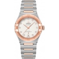 Replica Omega Constellation Manhattan Chronometer 29mm Silver Dial Diamond Rose Gold and Women‘s Watch 131.20.29.20.52.001