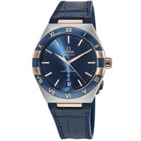 Replica Omega Constellation Co-Axial Master Chronometer Blue Dial 18K Sedna Gold Blue Men‘s Watch 131.23.41.21.03.001