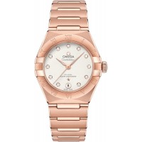 Replica Omega Constellation Manhattan Chronometer 29mm Silver Dial Diamond Rose Gold Women‘s Watch 131.50.29.20.52.001