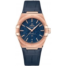 Replica Omega Constellation Co-Axial Master Chronometer Blue Dial Sedna鈩?Gold Blue Men‘s Watch 131.53.39.20.03.001