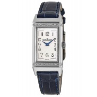 Replica Jaeger LeCoultre Reverso One Quartz Silver Dial Blue Women‘s Watch 3288420