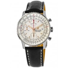 Replica Breitling Navitimer 1 Chronograph 41 Silver Dial Black Men‘s Watch A13324121G1X4