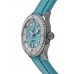 Replica Breitling Superocean Automatic 36 Turquoise Dial Rubber Strap Men‘s Watch A17377211C1S1