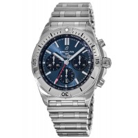 Replica Breitling Chronomat B01 42 Blue Chronograph Dial Men‘s Watch AB0134101C1A1