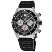 Replica Breitling Super Chronomat B01 44 Black Dial Rubber Strap Men‘s Watch AB0136251B1S1