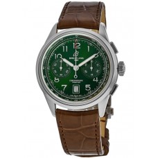 Replica Breitling Premier B01 Chronograph 42 Green Dial Men‘s Watch AB0145371L1P1