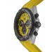 Replica Tag Heuer Formula 1 Quartz Chronograph Yellow Dial Rubber Strap Men‘s Watch CAZ101AM.FT8054