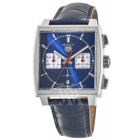 Replica Tag Heuer Monaco Chronograph Calibre Heuer 02 Automatic Blue Dial Men‘s Watch CBL2111.FC6453