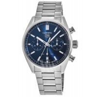 Replica Tag Heuer Carrera Calibre Heuer 02 42mm Blue Dial Steel Men‘s Watch CBN2011.BA0642