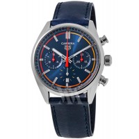 Replica Tag Heuer Carrera Chronograph Blue Dial Men‘s Watch CBN201D.FC6543