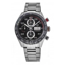 Replica Tag Heuer Carrera Chronograph Day-Date Black Dial Men‘s Watch CBN2A1AA.BA0643