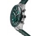 Replica Tag Heuer Carrera Chronograph Calibre Heuer 02 Green Dial Rubber Strap Men‘s Watch CBN2A1N.FT6238