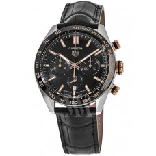 Replica Tag Heuer Carrera Chronograph Black Dial Men‘s Watch CBN2A5A.FC6481