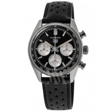 Replica Tag Heuer Carrera Chronograph Black Dial Men‘s Watch CBS2210.FC6534