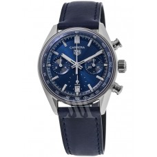 Replica Tag Heuer Carrera Chronograph Blue Dial Men‘s Watch CBS2212.FC6535