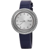 Replica Piaget Possession Silver Diamond Dial Custom Diamond Bezel Women‘s Watch G0A43090-CD