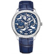 Replica Piaget Polo Skeleton White Gold Diamond Men‘s Watch G0A46010