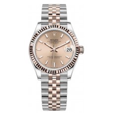 Replica Rolex Datejust 31 and Rose Gold Rose Dial Women‘s Watch M278271-0010