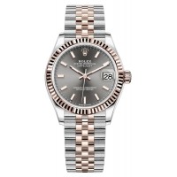 Replica Rolex Datejust 31 and Rose Gold Slate Dial Women‘s Watch M278271-0018