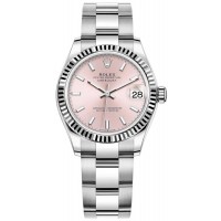 Replica Rolex Datejust 31 and White Gold Pink Dial Women‘s Watch M278274-0013