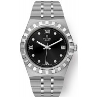 Replica Tudor Royal Black Diamond Dial Unisex Watch M28400-0004