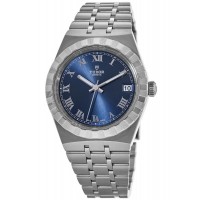 Replica Tudor Royal Roman Blue Dial Steel Automatic Women‘s Watch M28400-0006