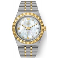 Replica Tudor Royal Mother of Pearl Diamond Dial and Yellow Gold Unisex Watch M28403-0007