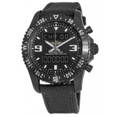 Replica Breitling Professional Chronospace Military Black Steel Digital &Analog Men‘s Watch M78367101B1W1-PO