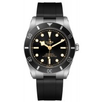 Replica Tudor Black Bay 54 Black Dial Rubber Strap Men‘s Watch M79000N-0002