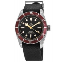 Replica Tudor Black Bay 41 Red Bezel Black Fabric Strap Men‘s Watch M79230R-0010