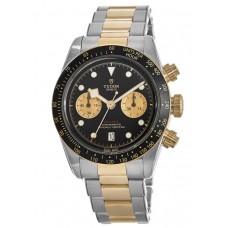 Replica Tudor Black Bay Chrono Black Dial Steel &Gold Men‘s Watch M79363N-0001