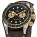 Replica Tudor Black Bay S&amp;G Black Chronograph Dial Brown Men‘s Watch M79363N-0002