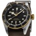 Replica Tudor Black Bay 41 Steel &Gold Black Dial Fabric Strap Men‘s Watch M79733N-0005