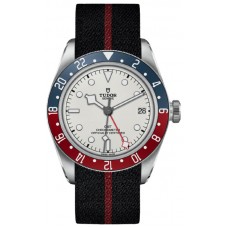 Replica Tudor Black Bay GMT Opaline Dial Fabric Men‘s Watch M79830RB-0012