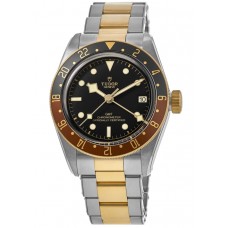 Replica Tudor Black Bay GMT S&amp;G Black Dial Steel and Yellow Gold Men‘s Watch M79833MN-0001