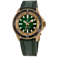 Replica Breitling Superocean Automatic 42 Green Dial Rubber Strap Men‘s Watch N17375201L1S1