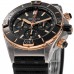 Replica Breitling Super Chronomat B01 44 Rose Gold &Steel Rubber Strap Men‘s Watch UB0136251B1S1