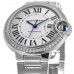 Replica Cartier Ballon Bleu 33mm Silver Dial Steel Bracelet Unisex Watch W4BB0023