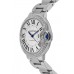 Replica Cartier Ballon Bleu 33mm Silver Dial Steel Bracelet Unisex Watch W4BB0023