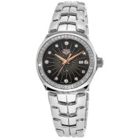 Replica Tag Heuer Link Quartz 32mm Black Dial Diamond Women‘s Watch WBC131G.BA0649