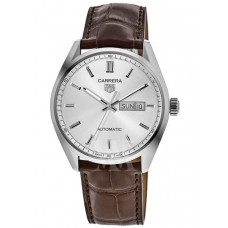 Replica Tag Heuer Carrera Calibre 5 Day-Date Silver Dial Men‘s Watch WBN2011.FC6484